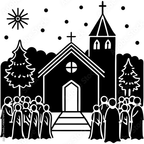 Midnight Church Gathering