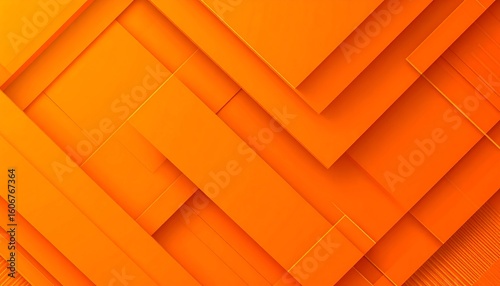 Abstract geometric pattern of orange rectangles
