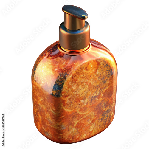 Toiletry Bottle with pump dispenser for stylish bathroom decor and upscale product branding