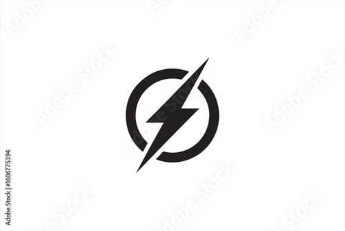 Energy and Electricity Symbol Icon for Technology