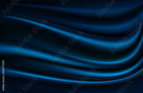 modern abstract blue background. vector illustration. blue fabric