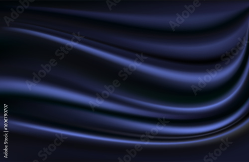 modern abstract blue background. vector illustration. blue fabric