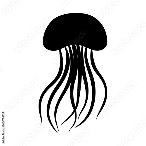 jellyfish silhouette