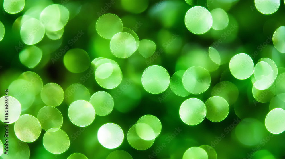 Green bokeh soft abstract light circles background Green bokeh soft abstract light circles background