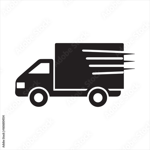 Delivery Truck Icon Vector Illustration