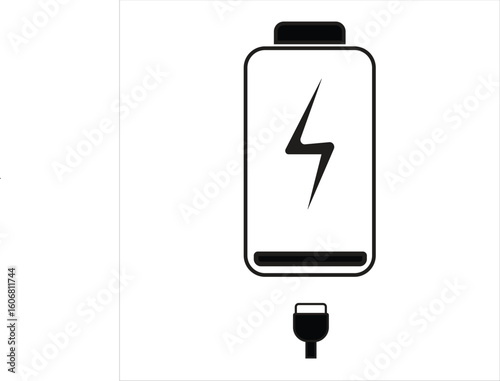 low battery icon vector illustration