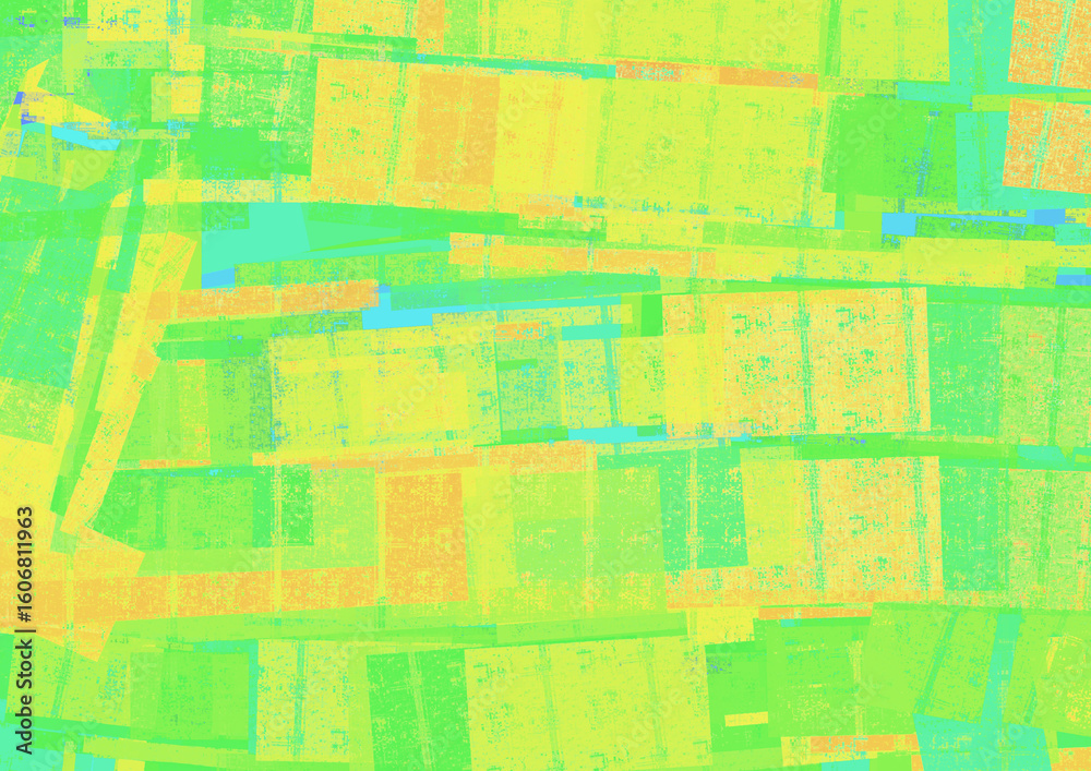 Obraz premium 黄緑色の抽象的なブラシストローク素材