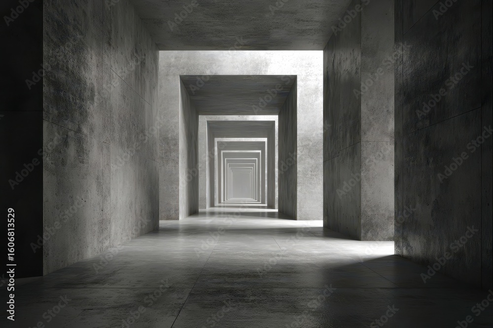 Fototapeta premium dark room interior