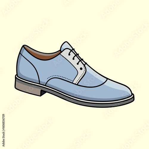 vector illustration of oxfords