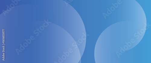 Abstract blue circle background with subtle blue gradient. Featuring geometric patterns, ideal for modern designs, digital projects, banners and creative visual presentations.