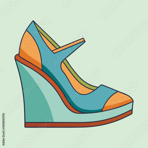 vector illustration of wedges