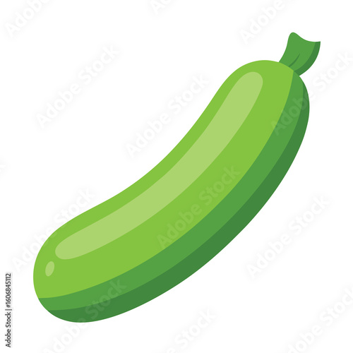 vector illustration of a cucumber