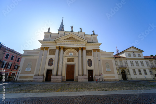 Historic cathedral of Saints Pietro and Marco in Alessandria, Italy