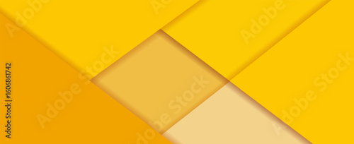 Abstract futuristic template geometric diagonal lines on yellow orange background. Modern tech concept. You can use for cover brochure template, poster, banner web, print ad. Vector