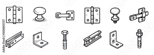 Hand-Drawn Hardware Icons