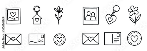 Romantic Keepsake Icons