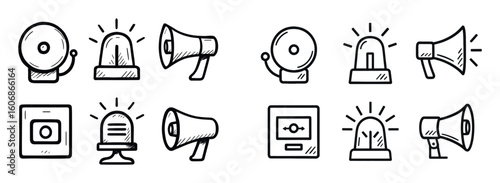 Fire Safety Icons Grid