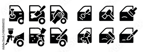 Autobody Repair Icons
