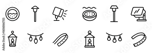 Minimalist Lighting Icons