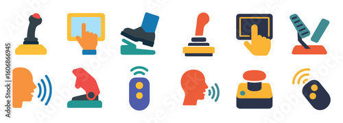 Colorful Exoskeleton Controls