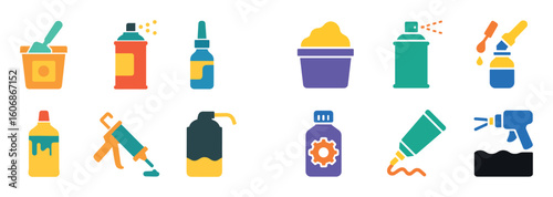 Autobody Repair Icon Set
