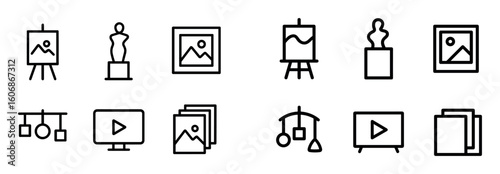 Art Exhibition Icons