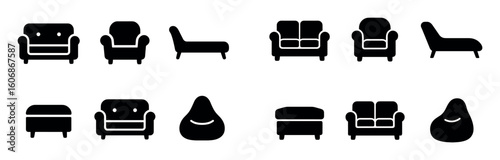 Minimalist Furniture Icons