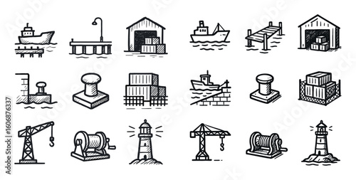 Maritime Icon Grid