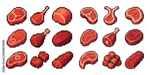 Pixel Meat Icons