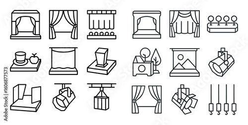 Theater Icons Grid
