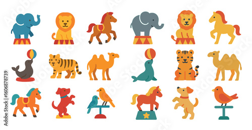 Circus Animal Icons