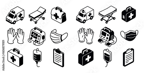 Emergency Services Icons