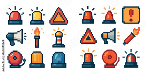 Pixel Emergency Icons