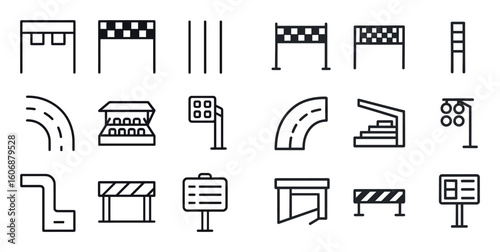 Racing Track Icons