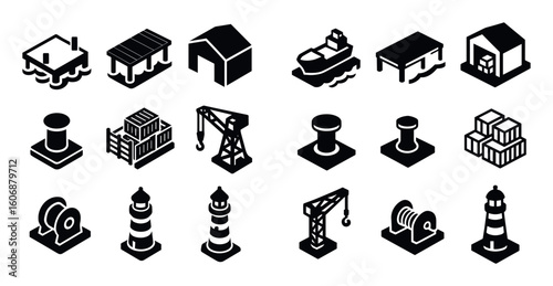 Isometric Shipping Icons