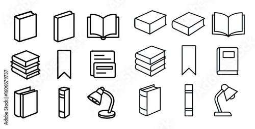 Book Icons Grid