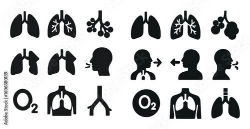 Lung Icons Grid