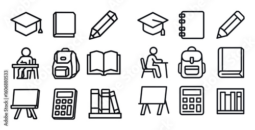 Education Icons Collection