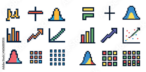 Statistical Icons Grid
