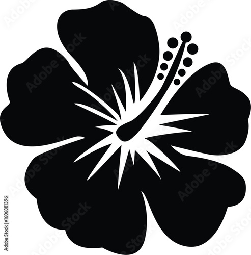 black  flower