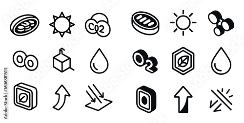 Botany Icons Grid