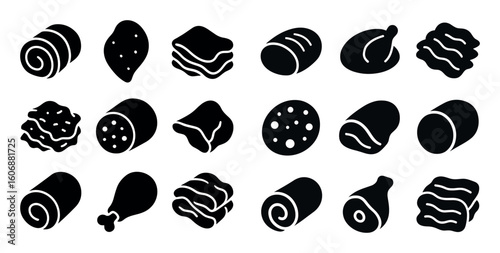 Deli Meats Icons