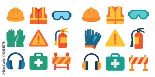 Factory Safety Icons