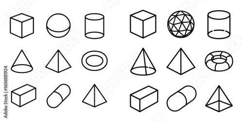 3D Geometric Icons