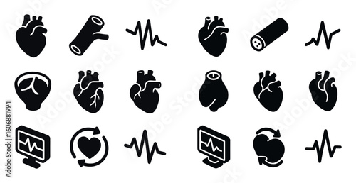 Heart Anatomy Icons