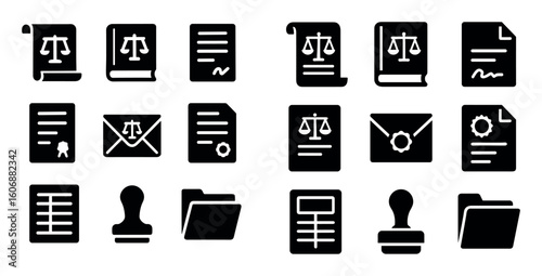 Legal Icons Grid