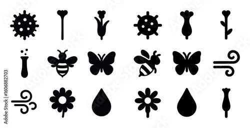 Botany Icons Grid