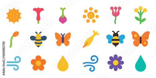 Botany Icons Grid
