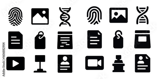 Jurisprudence Icon Set