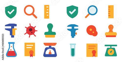 Colorful Factory Icons